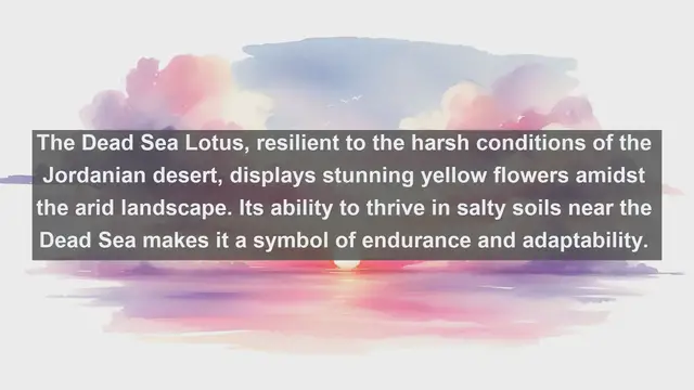 Video thumbnail for Exploring Jordan's Natural Beauty: Top 10 Native Flora