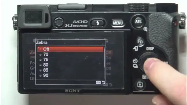 Video thumbnail for How To Enable & Disable Zebra On Sony A6000
