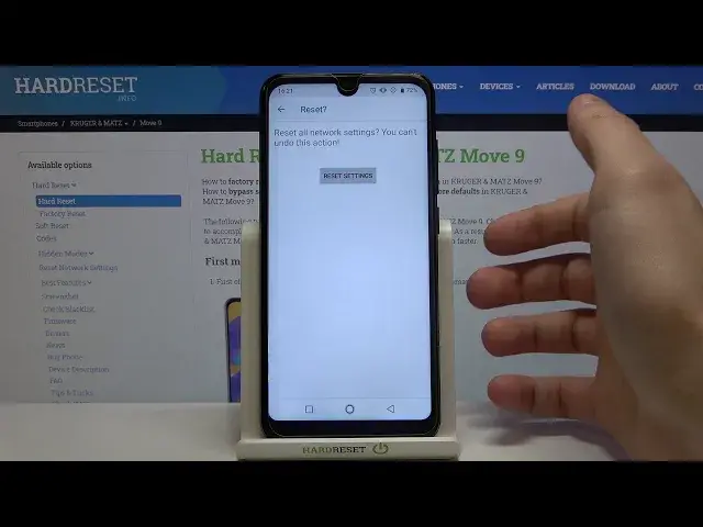 Video thumbnail for Reset All Network Settings on KRUGER & MATZ Move 9 - Reset Wi-Fi, Mobile Data  & Bluetooth
