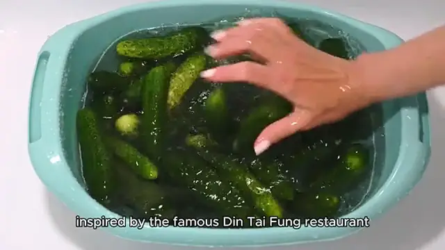 Video thumbnail for Din Tai Fung Cucumber Recipe