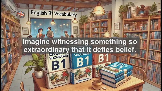 Video thumbnail for 2500 Must Know CEFR B1 Vocabulary - Understanding the Word 'Incredible': Meaning, Usage, and Examples