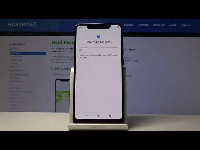 Video thumbnail for How to Format SD Card on ZTE Axon 9 Pro - Remove All Files from Memory Card