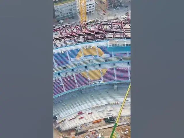 Video thumbnail for ATENTOS A LA ESPECTACULAR EVOLUCIÓN DE LAS OBRAS DEL SPOTIFY CAMP NOU