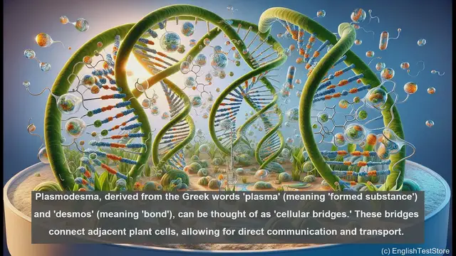 Video thumbnail for Plasmodesma in biology