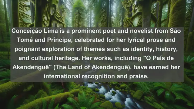 Video thumbnail for Unveiling Literary Gems: Top 10 Renowned Writers from São Tomé and Príncipe