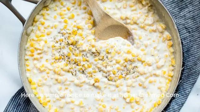 Video thumbnail for Creamed corn recipe
