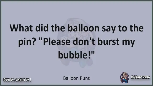 Video thumbnail for Balloon - Jokes, Puns, Wordplays, and Laughter