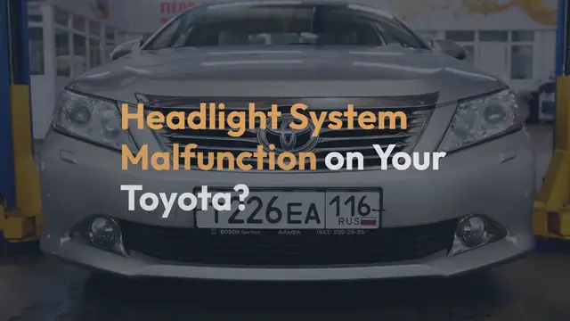 Video thumbnail for HAVING A HEADLIGHT SYSTEM MALFUNCTION IN YOUR TOYOTA? HERE’S WHY.