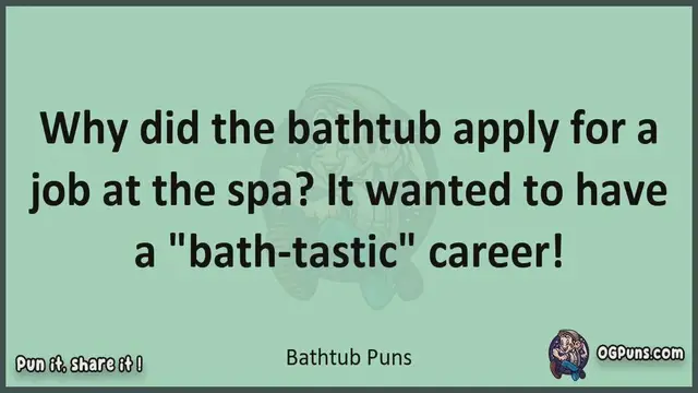 Video thumbnail for Bathtub - Jokes, Puns, Wordplays, and Laughter