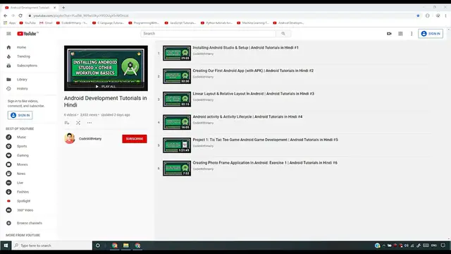 Video thumbnail for Creating a Multi Screen Android  Application _ Android Tutorials in Hindi #7