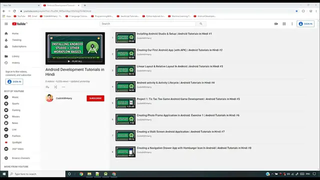 Video thumbnail for Embedding Video with media controls in Android _ Android Tutorials in Hindi #9