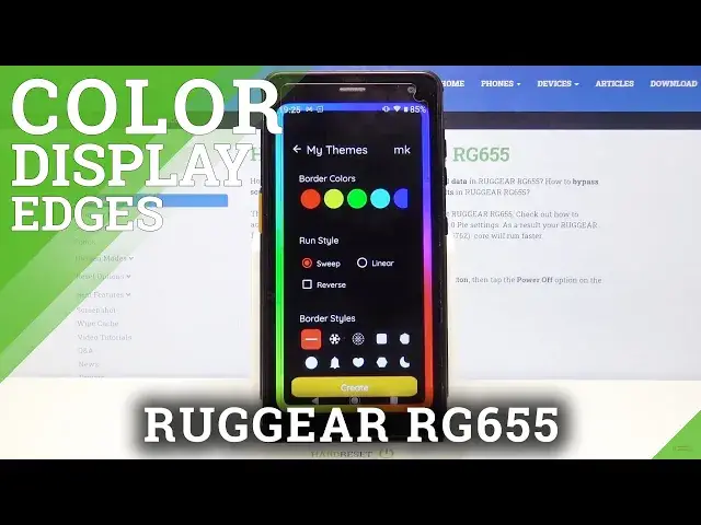 Video thumbnail for RUGGEAR RG655 and Phone Screen Frame - Apply Edge Lighting App