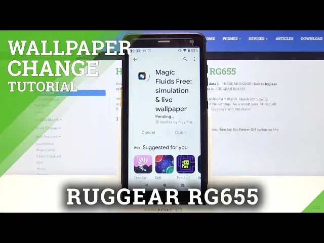 Video thumbnail for RUGGEAR RG655 and Live Wallpaper App - Install Live Magic Fluids Wallpaper