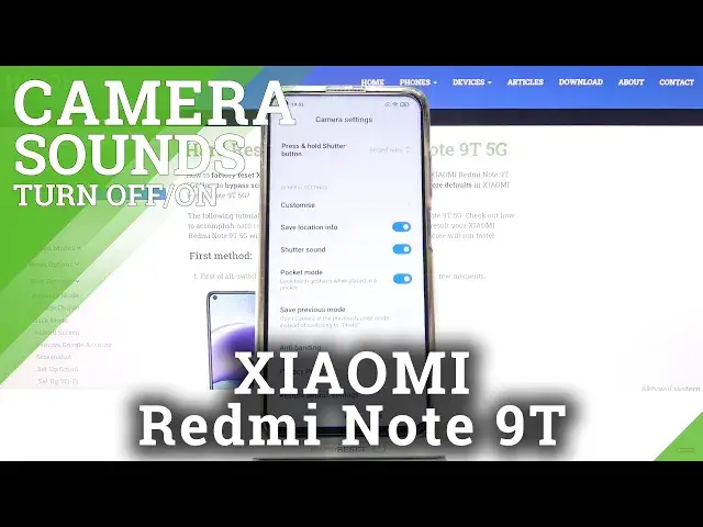 'Video thumbnail for How to Switch On / Off Camera Sound in Xiaomi Redmi Note 9T - Mange Shutter Sound'