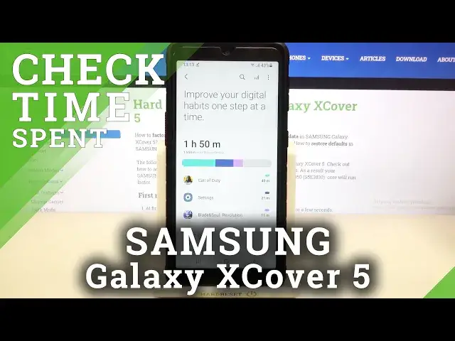 'Video thumbnail for How to Check Total Screen Time in SAMSUNG Galaxy XCover 5 – Digital Wellbeing'