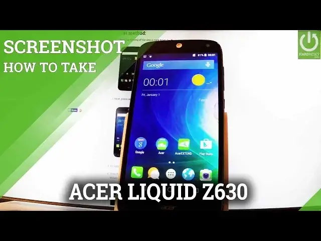 'Video thumbnail for How to Capture Screen in ACER Liquid Z630 - Take Screenshot'
