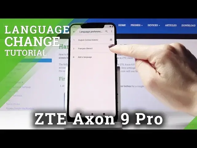 Video thumbnail for How to Change Language in  ZTE Axon 9 Pro – Language Settings