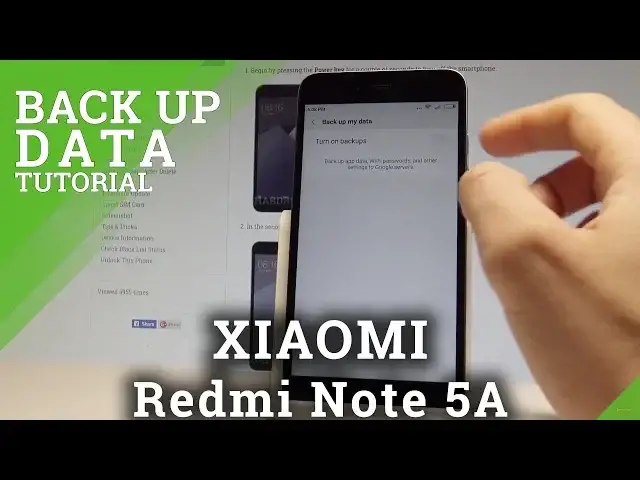 'Video thumbnail for How to Enable Google Backup in XIAOMI Redmi Note 5A - Back Up Data |HardReset.Info'