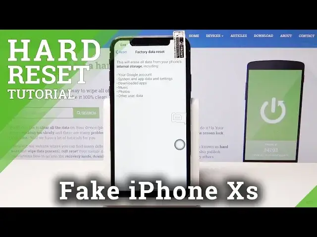 Video thumbnail for Hard Reset Fake iPhone Xs - Erase All Data via Settings