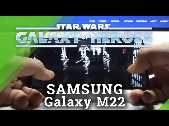 Video thumbnail for Star Wars Galaxy of Heroes on SAMSUNG Galaxy M22 – Gaming Quality
