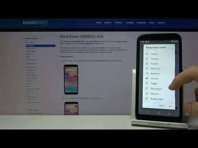 Video thumbnail for Alarm Tones on  UMIDIGI A3S – Available Sounds of Alarms
