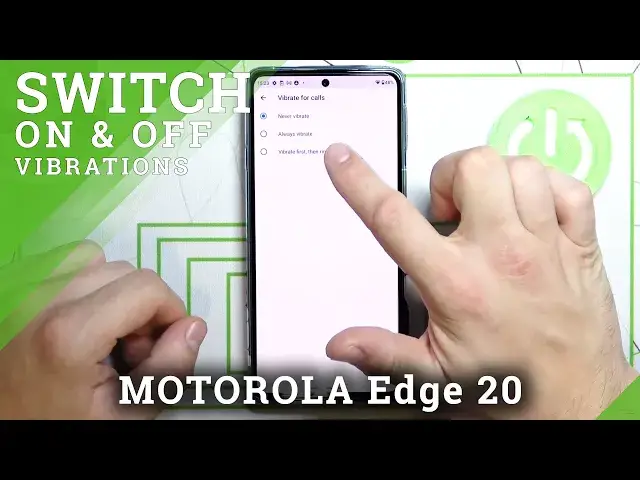 Video thumbnail for How to Switch On Vibrations from Incoming Calls in Motorola Edge 20 - Switch Off Vibrations