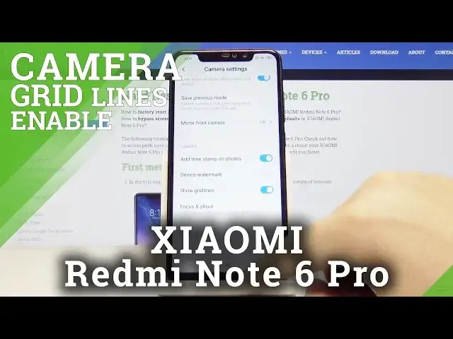 Video thumbnail for Camera Grid Lines Xiaomi Redmi Note 6 Pro