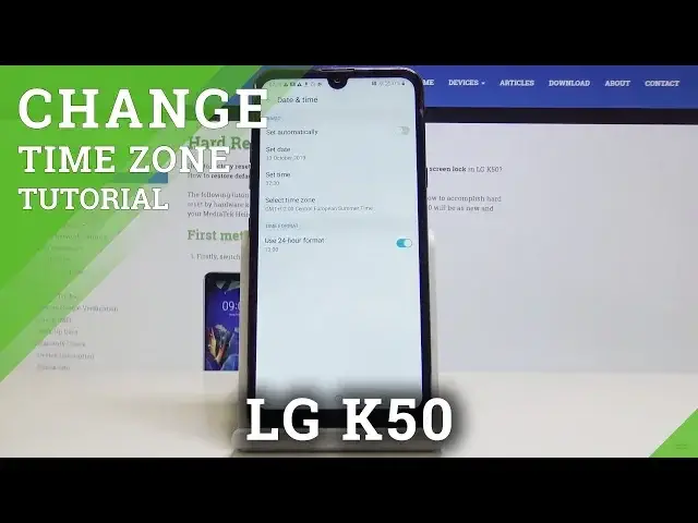 'Video thumbnail for How to Change Date & Time in LG K50 - Date & Time Settings'