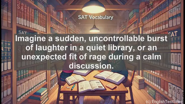 Video thumbnail for 5000 Must Know SAT Vocabulary - Paroxysm: Understanding Sudden Outbursts in SAT Vocabulary