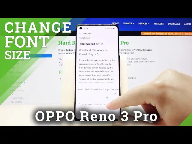 'Video thumbnail for How to Change Font Size in OPPO Reno 3 Pro – Adjust Font'