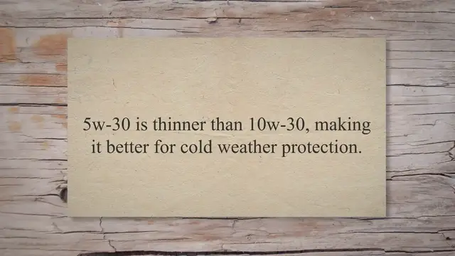 'Video thumbnail for 10w-30 Oil vs 5w-30: Which is Best?'