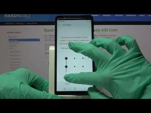 'Video thumbnail for How to Set Up Screen Lock on SAMSUNG Galaxy A01 Core – Add Screen Lock'