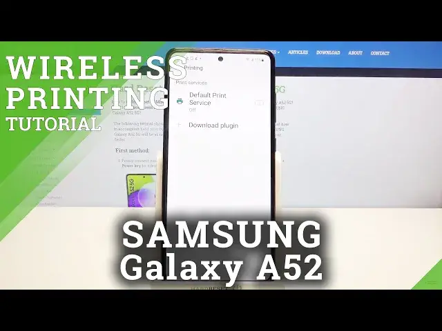 'Video thumbnail for How to Print from SAMSUNG Galaxy A52 | Connect Printer'