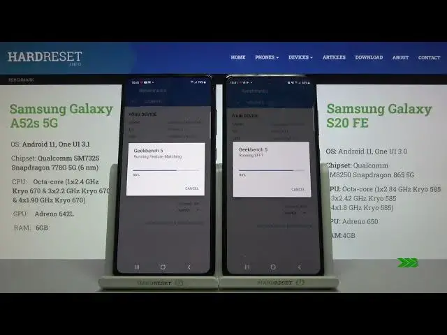 'Video thumbnail for SAMSUNG Galaxy A52s 5G vs SAMSUNG Galaxy S20 FE - Geekbench 5 GPU OpenCL'