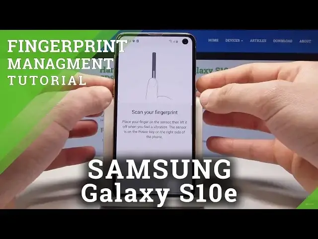 Video thumbnail for How to Add Fingerprint in SAMSUNG Galaxy S10e - Set Up Screen Lock / Fingerprint Unlocking