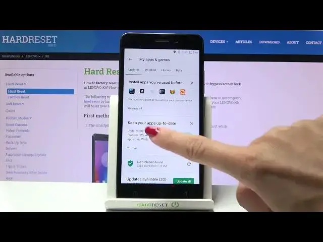Video thumbnail for How to Update Apps on Lenovo K6 – Get Latest Apps Versions