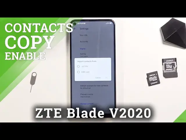 'Video thumbnail for How to Copy Contacts in ZTE Blade V2020 – Move Phone Numbers'