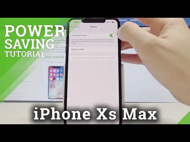 'Video thumbnail for How to Enable Low Power Mode in iPhone Xs Max - iOS Battery Saver'