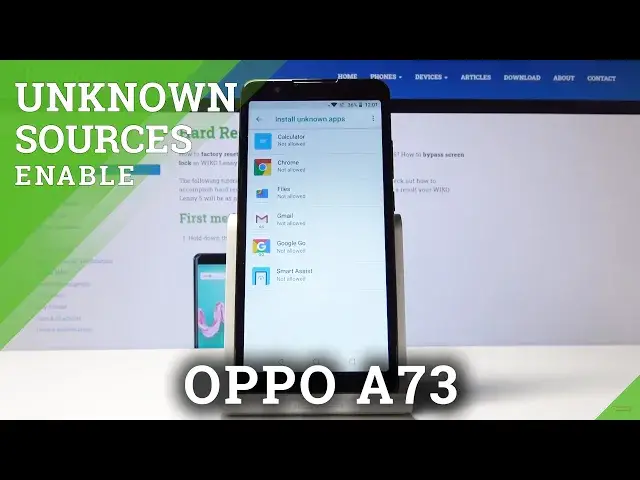 'Video thumbnail for How to Enable Unknown Sources in OPPO A73 – Allow App Installation'