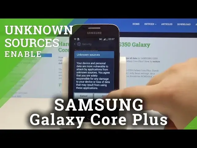 'Video thumbnail for Activate Unknown Sources in SAMSUNG Galaxy Core Plus - App Installation'