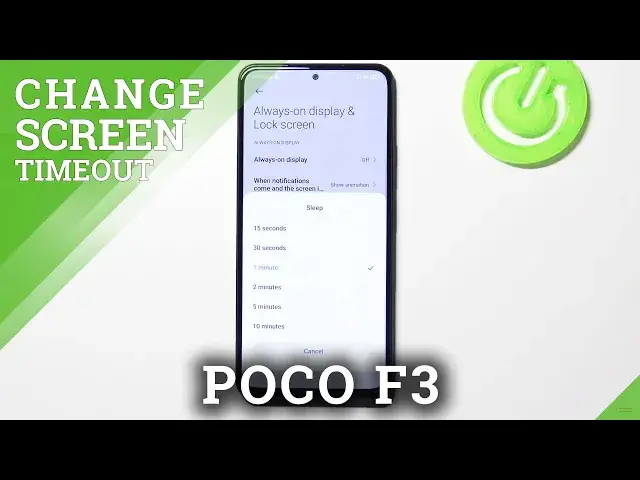'Video thumbnail for How to Change Screen Timeout in XIAOMI POCO F3 – Manage Screen Timeout'