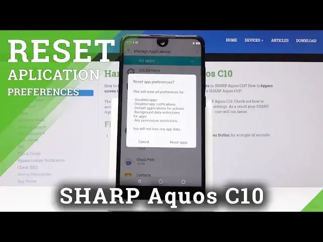 Video thumbnail for How to Restore App Preferences in Sharp C10 - Default App Settings