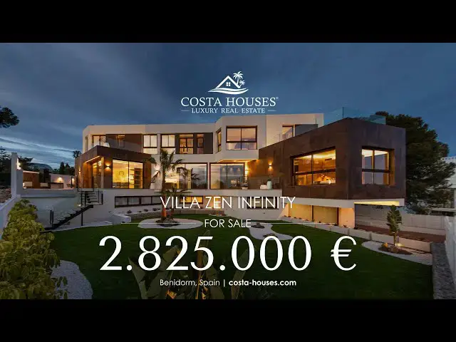 Video thumbnail for VILLA ZEN | COSTA HOUSES Luxury Villas S.L ® Leading Real Estate Agency - Costa Blanca Spain