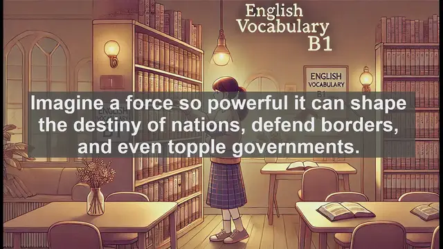 Video thumbnail for 2500 Must Know CEFR B1 Vocabulary - Understanding 'Army': From Military Force to Metaphor