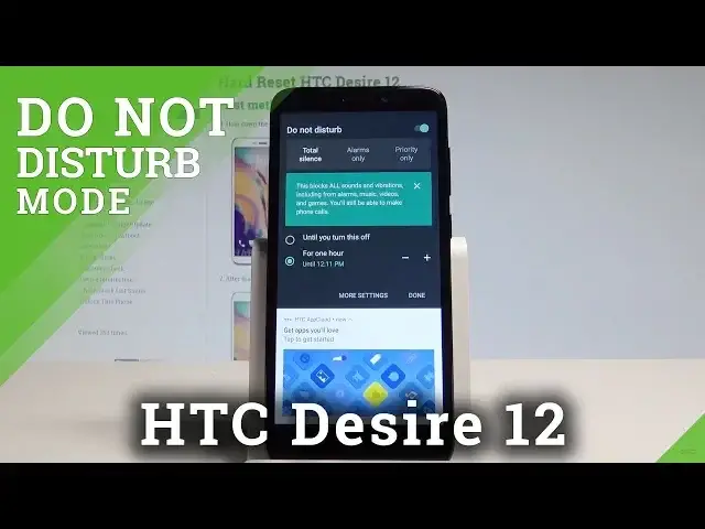 Video thumbnail for How to Allow Do Not Disturb on HTC Desire 12 - Mute / Silent Mode |HardReset.Info