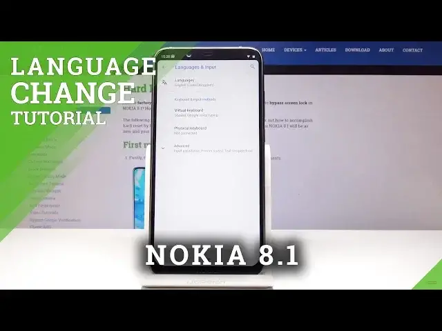 Video thumbnail for How to Change Language in NOKIA 8.1 - Language Settings