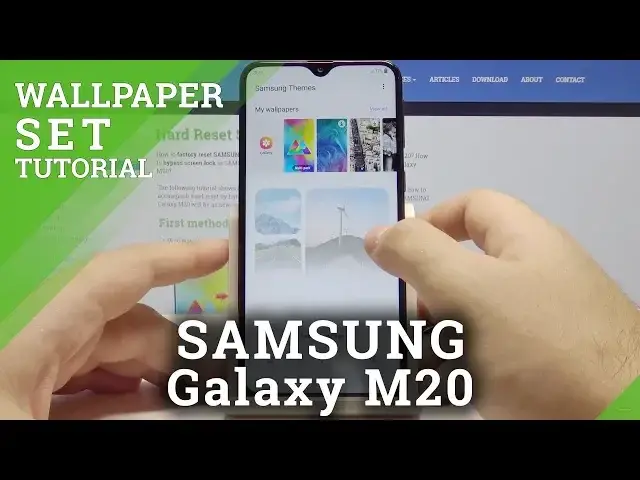 'Video thumbnail for How to Change Wallpaper in Samsung Galaxy M20 – Update Lock Screen Style'