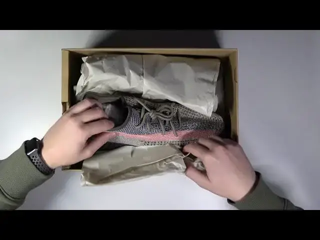 Video thumbnail for Adidas Yeezy 350 V2 Ash Stone UNBOXING