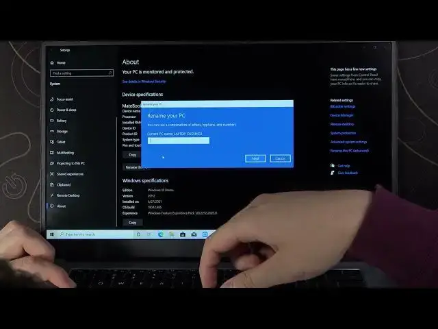 'Video thumbnail for How to Rename Huawei MateBook D15? Change your PC Windows 10 Name'