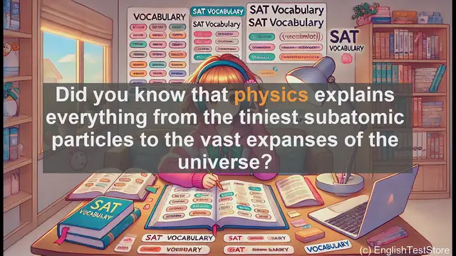 Video thumbnail for 5000 Must Know SAT Vocabulary - Physics: The Science Behind Everything